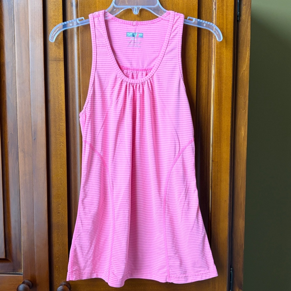 Kirkland Signature Pink Stripe Tank Top